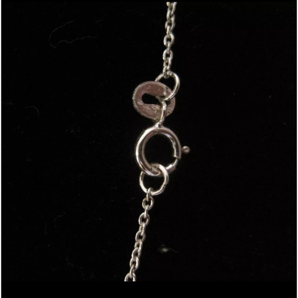 STERLING SILVER 925
Pendant w/ 3 Stones
on Wheat Chain Necklace - Picture 12 of 12